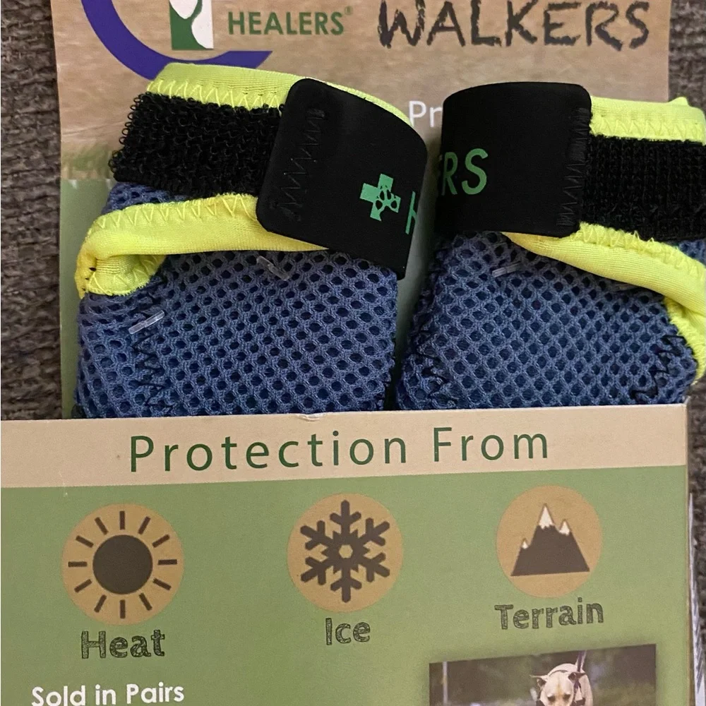Healers Dog Boots for Paw Protection with Non Slip Sole, Reflective Pet Booties